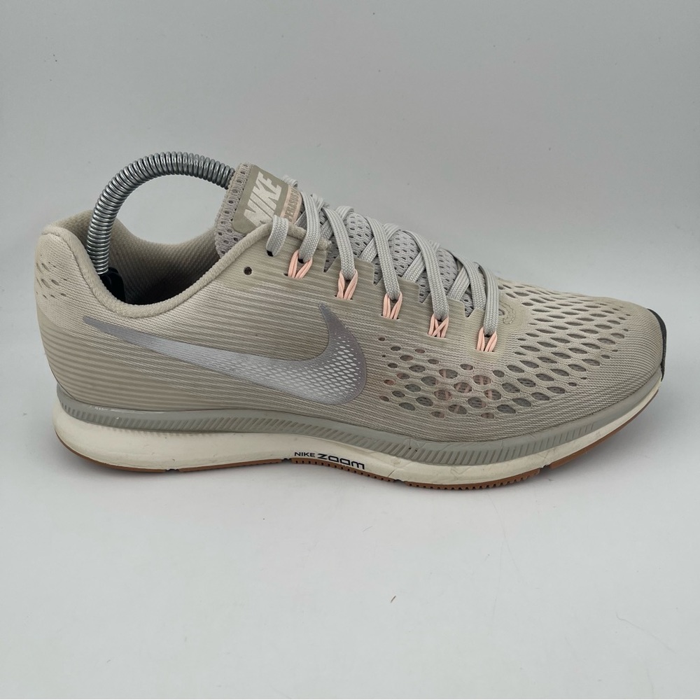 Nike Women’s Air Zoom Pegasus 34 880560-004 Grey Running Shoes - Size 9.5